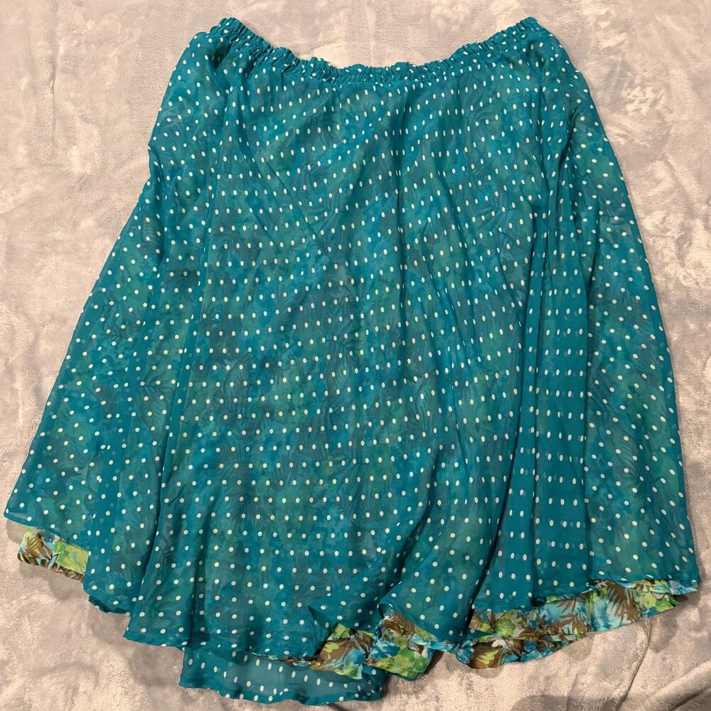 Woman Within 2-in-1 Reversable Skirt